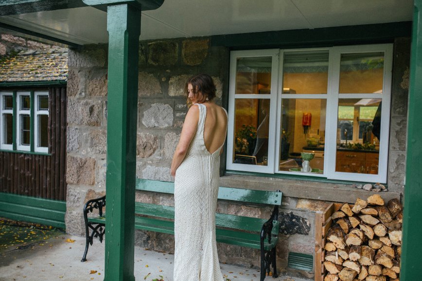 Lace Knit Wedding Dress