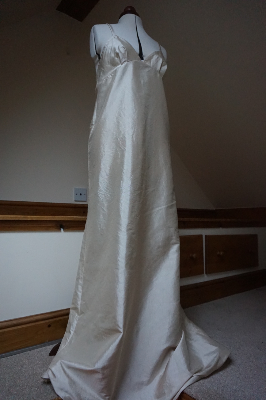 Handmade Silk Wedding Dress